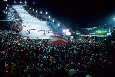 Nightrace, Nachtslalom der Herren in Schladming © Planai-Bahnen/Jamnig